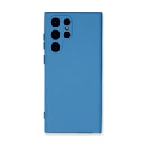 Samsung Galaxy S23 Ultra Kılıf Nano İçi Kadife Silikon - Mavi 0.2M-Çok Renkli