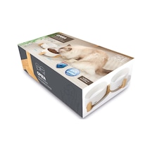 M-pets Opera Ceramic Bowls Bambu Standlı 2x350 Ml Beyaz