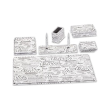 Tabac 7750-331 Multicolor Suni Deri Sümen Takımı Kaligrafi