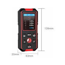Noyafa Nf-518s Duvar Tarayıcı Lazer Uzaklık Ölçer Ahşap Ac Canlı Tell Nf-518s -1/0 Bar