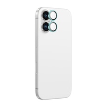 Apple Uyumlu   iPhone 16 Amazingthing Yansıma Önleyici Kamera Lens Koruyucu Uygulama Aparatlı Yeşil