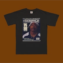 Tupac 01 T-shirt Siyah