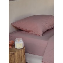 The Mia Cotta Old Rose Tek Kişilik Lastikli Çarşaf 200 x 100 CM