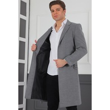 Plt8400 Dewberry Erkek Palto-gri Gri