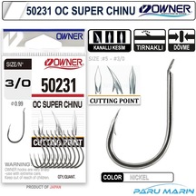 Owner 50231 Cut Super Chinu No:3/0 Tekli Iğne