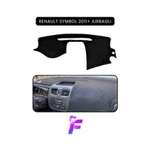 Renault Symbol Aırbaglı 2012-2020 Torpido Örtüsü Güneşten Korur Kolay Montaj Tam Uyum A72