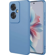 Uryport Oppo Reno 11f Kılıf First Silikon - Mavi