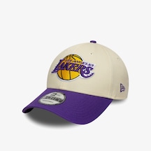 New Era Nba Colourblock 9forty Los Angeles Lakers Unisex Bej Şapka 60771881 Bej