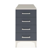 Kronos Komodin 4 Çekmeceli 44x59x80 Aytaşı-antrasit Aytaşı