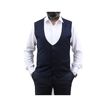 Mentor Regalo Büyük Beden U Yaka Yelek Laci̇Vert 550177