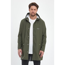 T Rain Pu Raincoat M Beden Haki Erkek Yağmurluk Haki