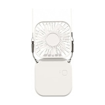 Torima F-05 Mini Fan Tutmalı Şarjlı 3 Kademeli Vantilatör Klima Soğutucu Fan Beyaz