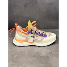 24y566 Bej Guja Sneaker Siyah