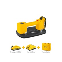 Sgs5418 - Akülü Vakumlu Seramik Cam Ahşap Vantuzu 20 Volt 2 Amper 200 Kg