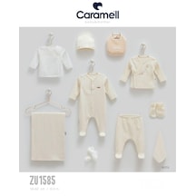 Caramell Barbosa Soft Colour Little One 10'lu Hastane Çıkışı Seti 56-62 Cm Zu1585 Yeni Sezon 2025 Ekru
