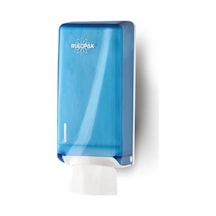 Rulopak 303513 Tekçek Tuvalet Kağıdı Dispenseri Transparan Mavi