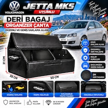 Volksvogen Jetta Mk5 Uyumlu Oto Bagaj Organizeri Deri Bagaj Kutu Çanta 1
