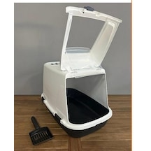 Xxl Kapalı Kedi Tuvaleti + Kürek