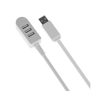 Sandwich Beyaz Usb 2.0 Hub 3 Portlu, 27cm Uzunluk, Hızlı Veri Transferi, Akım Koruma, Taşınabilir Abs Malzeme Sandwich Beyaz Usb 2.0 Hub 3 Portlu, 27cm Uzunluk, Hızlı Veri Transferi, Akım Koruma, Taşınabilir Abs Malzeme