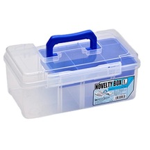 Meiho Novelty Box L Şeffaf Malzeme Kutusu Mavi Detay