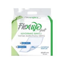 Flexilife Plus 60 x 90 CM Kaydırmaz Bantlı Yatak Koruyucu Örtü 30'lu x 3 90 Adet
