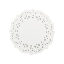 Dantelli Bardak Altlığı 500 Adet 9 - 12 CM 12 CM Beyaz