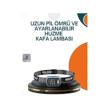 Type C Şarjlı Led Kafa Lambası Güç Göstergeli 53 Modlu Renkli