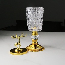 Suntek Çay Şekeri Dekoru Için Kapaklı Zarif Cam Saklama Kabı