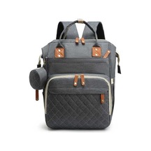 Novahub Sırt Koyu Kapasiteli Gri Dinosaurs Çantası Büyük Bölmeli Bebek Anne Altın - Ye Altın