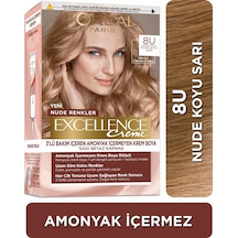 L'Oréal Paris L'Oréal Paris Excellence Creme Nude Renkler Saç Boyası – 8U Nude Koyu Sarı 8U Nude Koyu Sarı