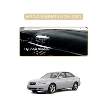 Hyundai Sonata 2004-2007torpido Koruma Halısı Bej Kenar