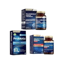 Nutraxin Probiota + Magnesium Complex + Multivitamin Mineral Seyahet Destek Seti
