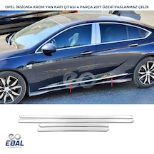 Opel Insignia Uyumlu Krom Yan Kapı Çıtası 4 Prç. 2017 Ve Üzeri Paslanmaz Çelik