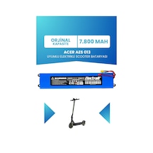 Acer Aes 013 Uyumlu 36v 7.800mah Elektrikli Scooter Bataryası Mavi