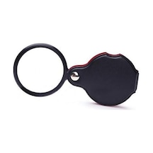 60Mm Katlanabilir Cep Büyüteç Deri Kaplamalı 5X