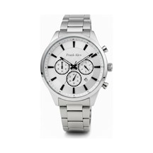 Frank Alex Erkek Kol Saati Gümüş Renk, Gümüş Kadran - Fag11503fmfa.01, 2 Yıl Garantili Gümüş