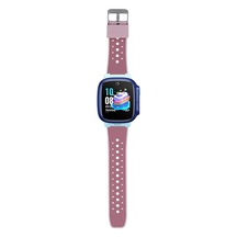Kilifone - Huawei Gt4 41mm 18mm Uyumlu - Kordon Çocuklara Özel Silikon Strap Kayış - Krd-138 - Pembe - T36625