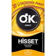 3 Adet Okey Prezervatif Hisset 20'li
