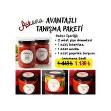 Avantajlı Tanışma Paketi Şişe Domatesi,acuka,lutenitsa,paprika Turşusu Toplam 5 Ürün