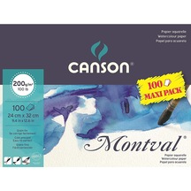 Canson Montval Suluboya Blok - 24X32Cm - 100Yp - 200Gr