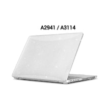 Apple  Uyumlu MacBook Air 15 Inç M2-m3 Çip 2023/2024 A2941 A3114 Şeffaf Kılıf Koruyucu Kapak Parlak