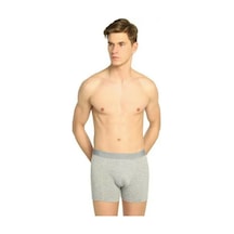 Tutku Erkek Gri Likralı Elastan Boxer 5'Li Paket 001