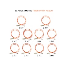 2 Metre Sc-lc Mm Om2 50/125 Dx Patch Kablo Patch Cord 10 Adet