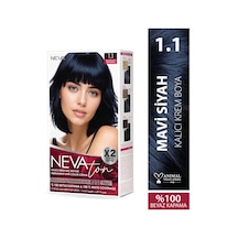 Nevaton 1.1 Mavi Siyah Kalıcı Krem Saç Boyası