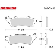 BRAKING SİNTERLİ ARKA FREN BALATASI 962CM56