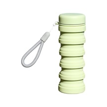 Suntek Dağcılık Kamp Seyahat Için Katlanabilir Su Şişesi Yeşil