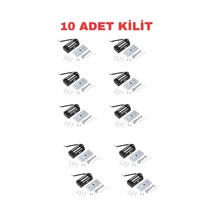 Sarkey Sr-60 60 Kg Manyetik Kilit 12/24v Dc Elektromanyetik Dolap Ve Vitrin Kilidi 10 Adet