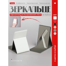 Keepitup.home Çantasız Metal Kırılmaz Cep Aynası 258495451 Beyaz