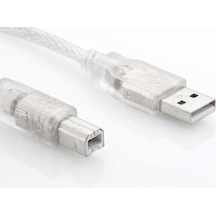 S-Link Sl-U2015 Usb 2.0 1 5 Şeffaf Yazıcı Kablo