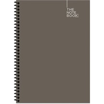 17x24 Cm Çizgisiz 96 Sayfa Telli Sert Karton Kapak Defter Çok Renkli